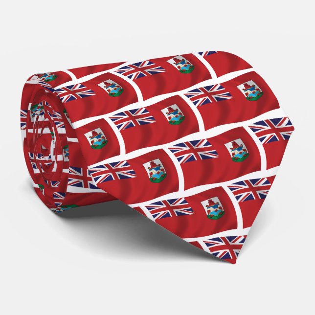 Bermuda-Flagge-Krawatte Krawatte (Gerollt)