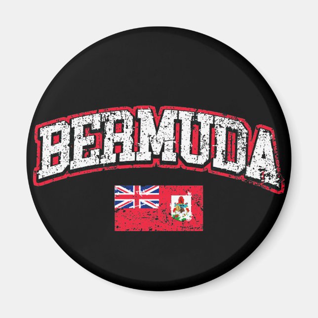 Bermuda-Flagge Magnet (Vorne)