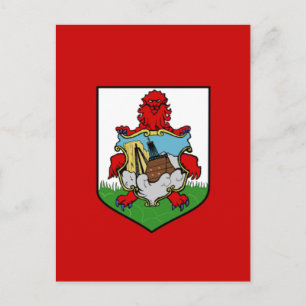 Bermuda-Flagge Postkarte