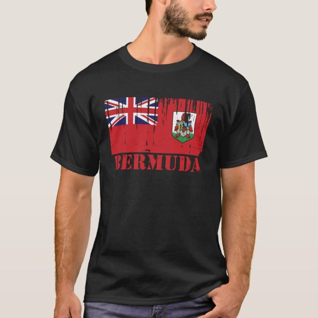 Bermuda-Flagge T-Shirt (Vorderseite)