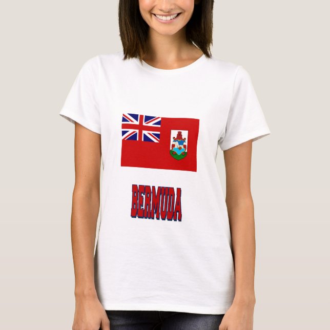 Bermuda-Flaggen-T - Shirt (Vorderseite)