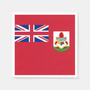 Bermuda Flaggenpapier Napkin Serviette