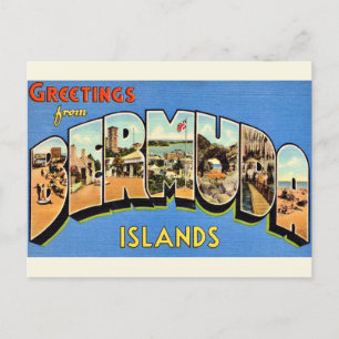 Bermuda Greetings Postcard Postkarte