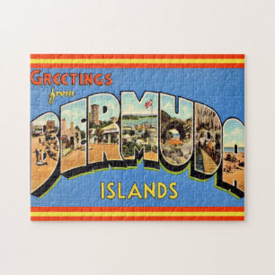 Bermuda-Grußpostkarte Puzzle