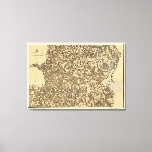 Bermuda Hundred, Virginia Leinwanddruck (Vorderseite)