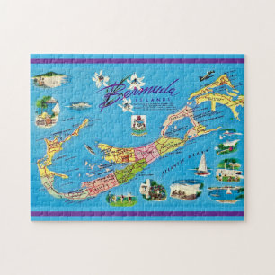 Bermuda-Inseln 11x14 Puzzle