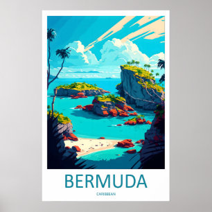 Bermuda Karibik Reiseplakat 1 Poster