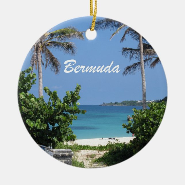 Bermuda Keramik Ornament (Vorne)