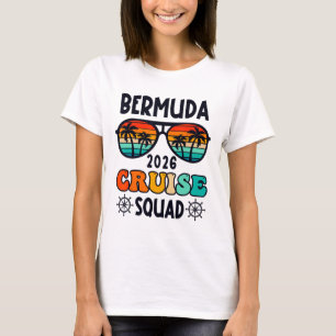 Bermuda-Kreuzfahrt 2026 Urlaubsreise passende Fami T-Shirt