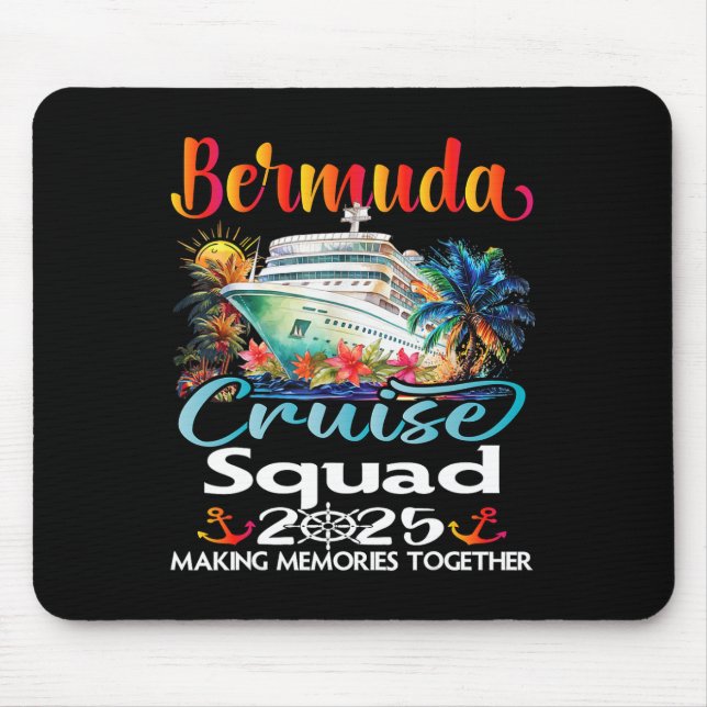 Bermuda Kreuzfahrt Gruppe 2025 Bermuda Freund Fami Mousepad (Vorne)