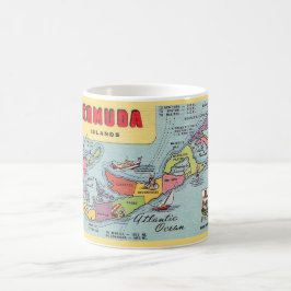 Bermuda Map Kaffeetasse