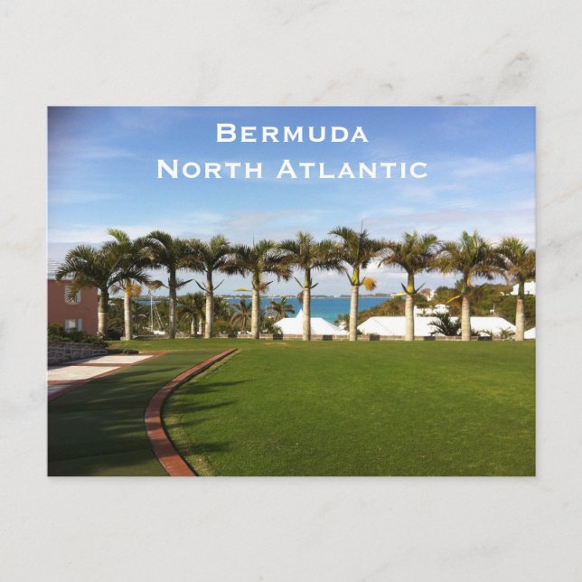 Bermuda North Atlantic Vintage Tourismus Postkarte (Vorderseite)
