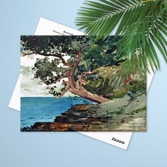 Bermuda Ocean Landscape Winslow Homer Postkarte (Von Creator hochgeladen)