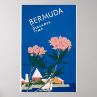 Bermuda,Oleander Time Bermudas berühmte Gemälde