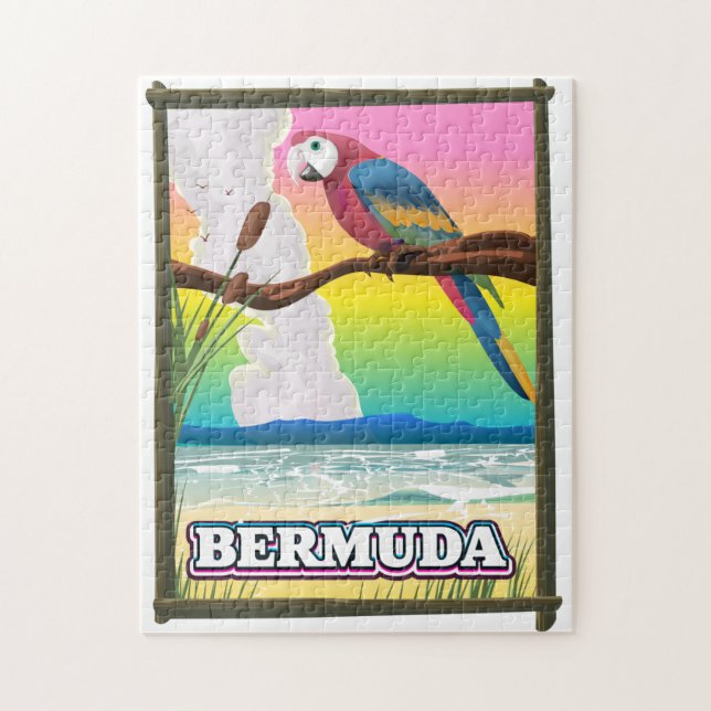 Bermuda Paradies. Puzzle (Vertikal)