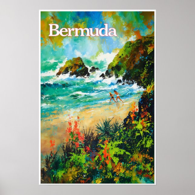 Bermuda-Plakat Poster (Vorne)