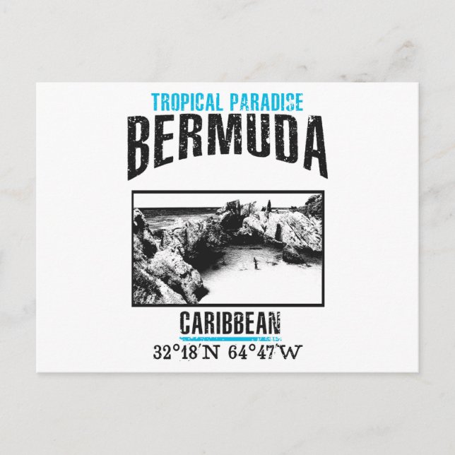 Bermuda Postkarte (Vorderseite)