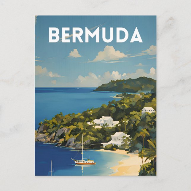 Bermuda Postkarte (Vorderseite)