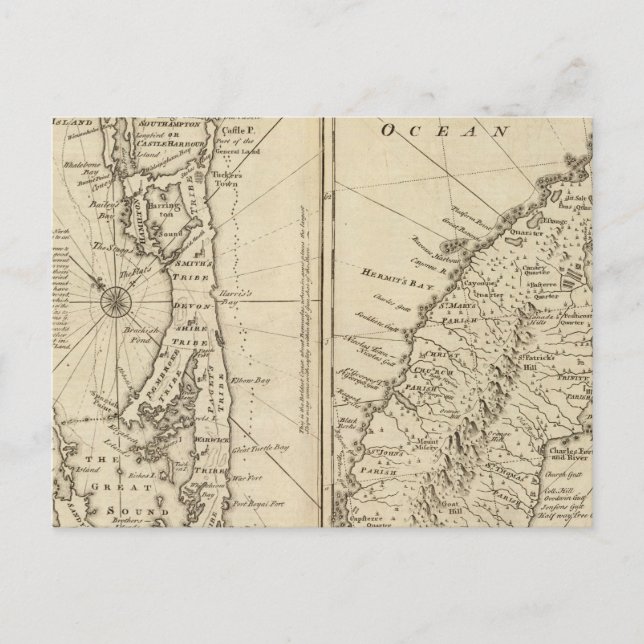 Bermuda Postkarte (Vorderseite)