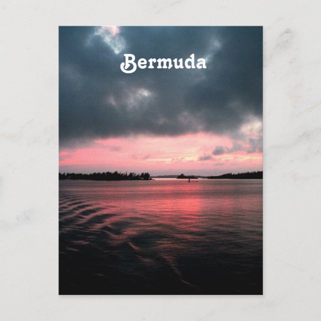 Bermuda Postkarte (Vorderseite)