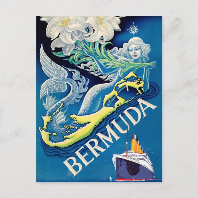 Bermuda Postkarte (Vorderseite)