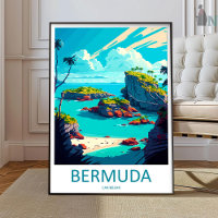 Bermuda-Reise-Druck-Wandkunst Bermuda-Wandbehang