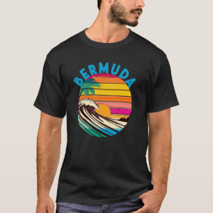 Bermuda Retro 1980er Style Beach T-Shirt
