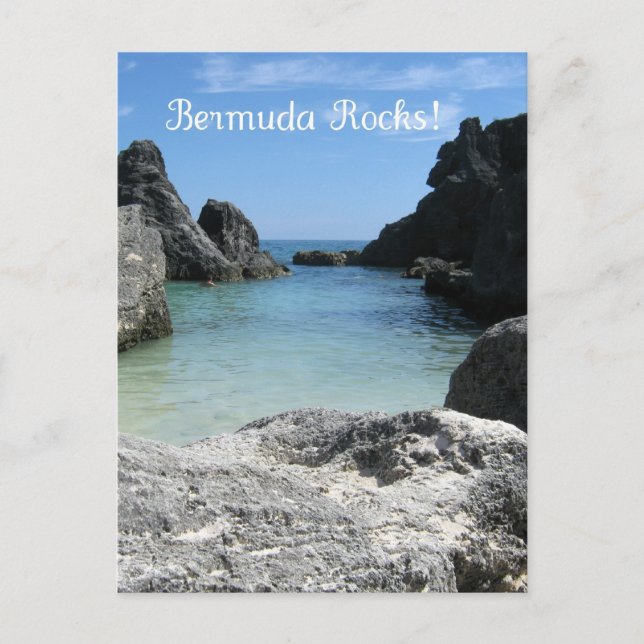 Bermuda Rocks Postkarte (Vorderseite)