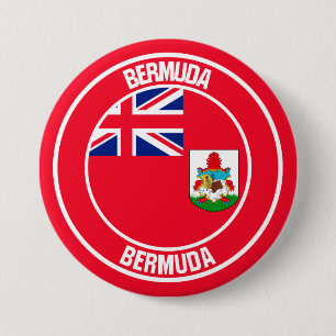 Bermuda Round Emblem Button