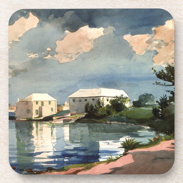 Bermuda, Salt Kettle Kunstwerk Untersetzer (Vorderseite)