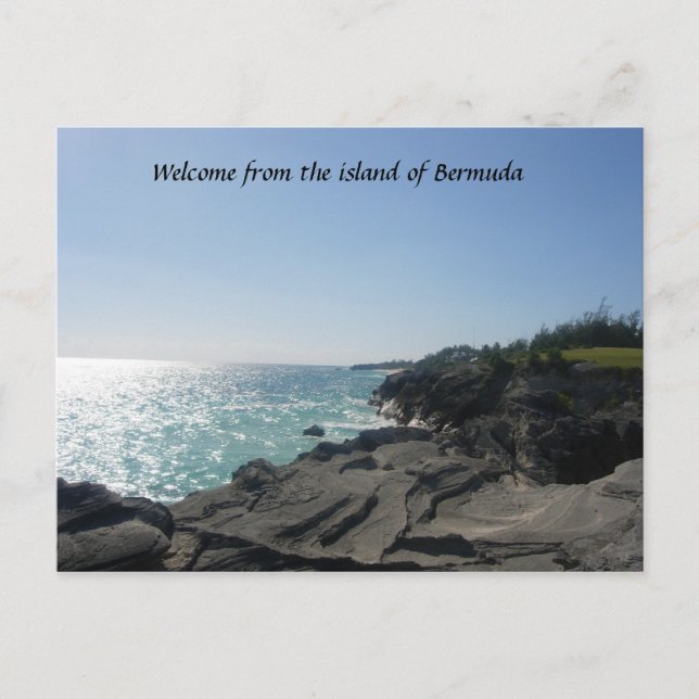 Bermuda Shoreline Postkarte (Vorderseite)