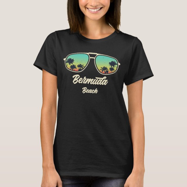 Bermuda Souvenir Beach Erinnerung T-Shirt (Vorderseite)
