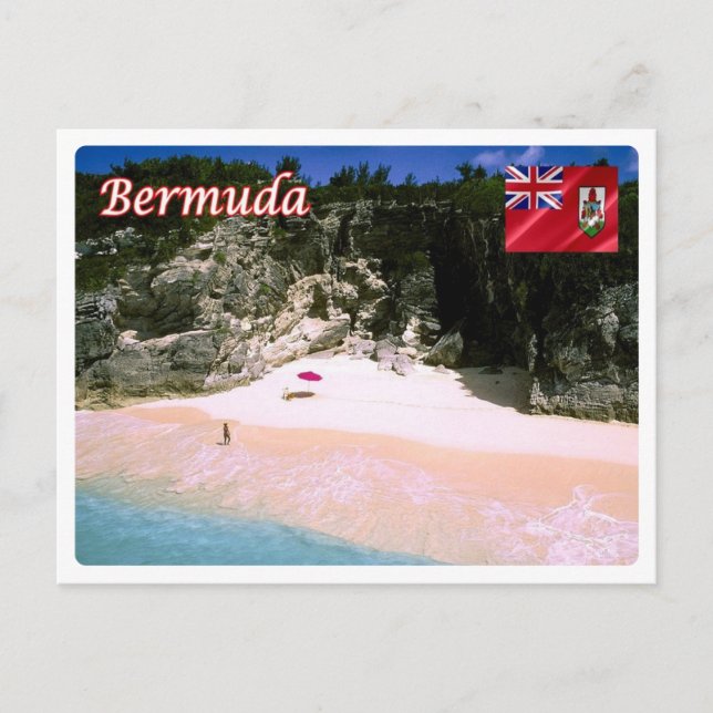 Bermuda - Strand - Postkarte (Vorderseite)