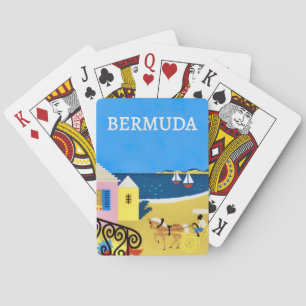 Bermuda-Strand-Spielkarten Spielkarten
