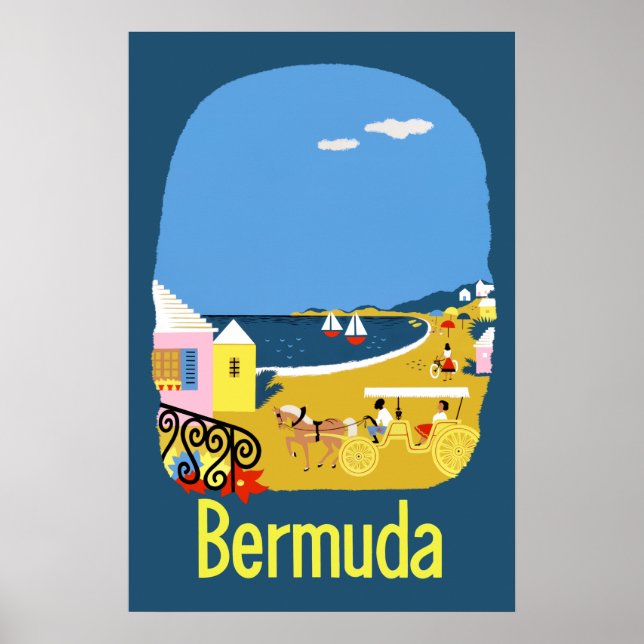 Bermuda Travel Poster (Vorne)