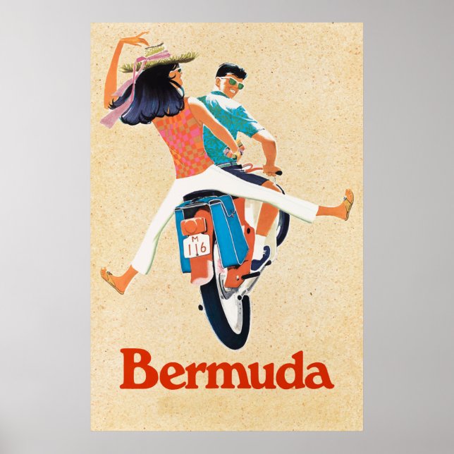 Bermuda Travel Poster (Vorne)