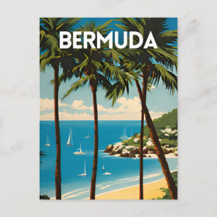Bermuda Travel Poster Postkarte
