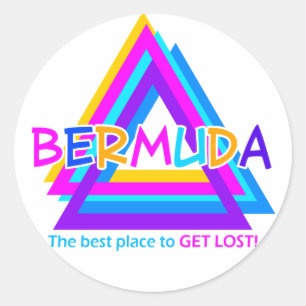 BERMUDA TRIANGLE Aufkleber
