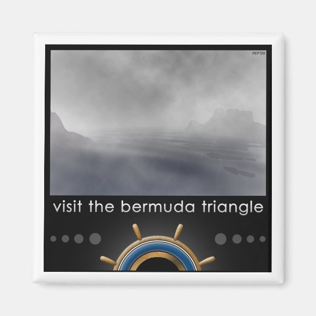 Bermuda Triangle Magnet (Vorne)