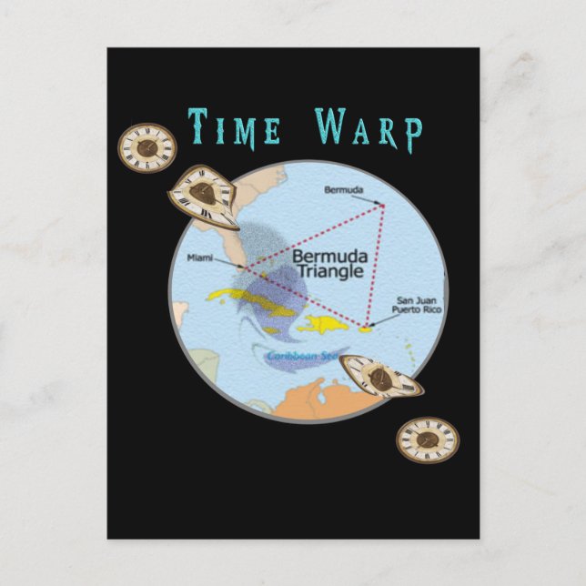 Bermuda Triangle Postkarte (Vorderseite)
