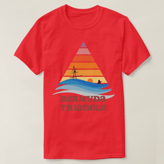 Bermuda Triangle Tourist T-Shirt (Design vorne)