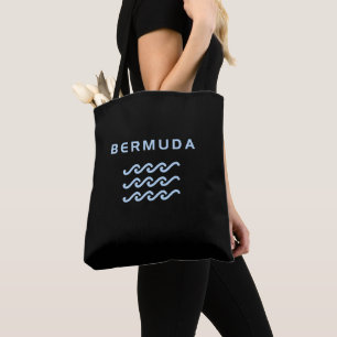 Bermuda Triple Ocean Waves Dark Color