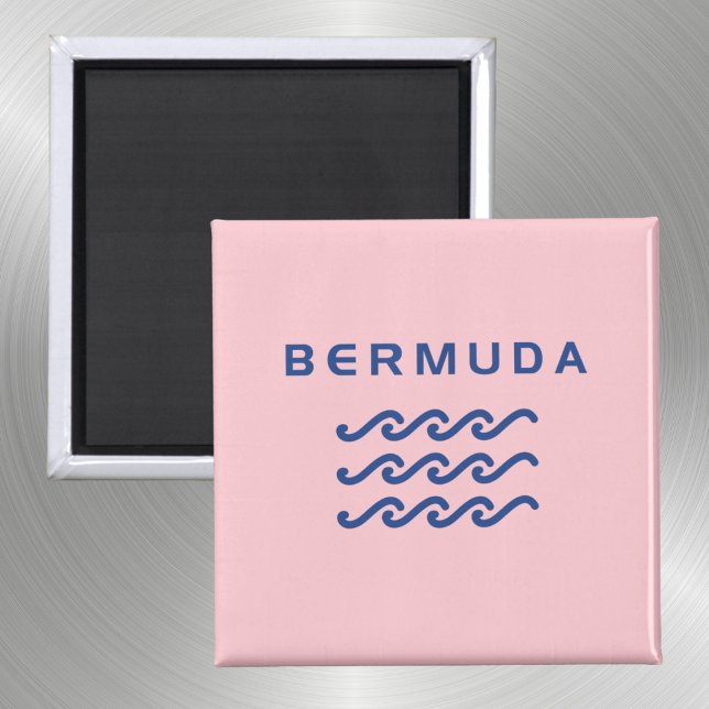 Bermuda Triple Ocean Waves Light Color Magnet (Von Creator hochgeladen)