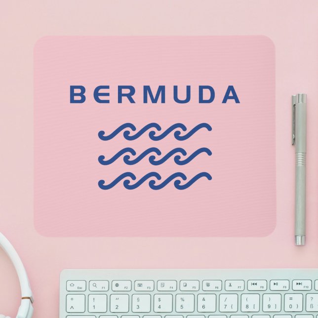 Bermuda Triple Ocean Waves Light Color Mousepad (Von Creator hochgeladen)