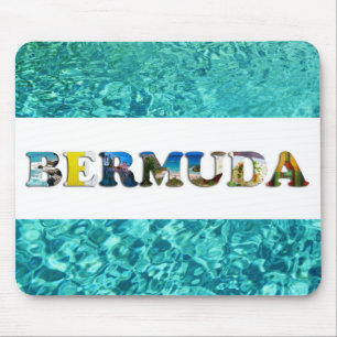 Bermuda Tropical Beach Blue Ocean Travel Fotos Mousepad