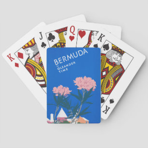 Bermuda Unbearbeitete Vintage-Fotos Alte Ästhetik Spielkarten