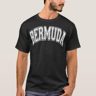 Bermuda Varsity Style Pink mit weißer Farbe T-Shirt
