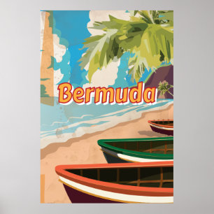 Bermuda Vintage Reiseplakat Poster