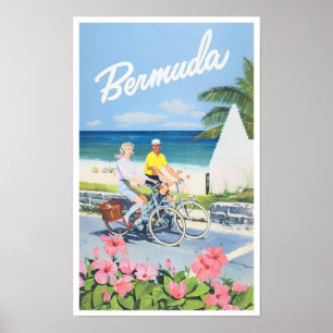 Bermuda Vintage Reiseplakat Poster