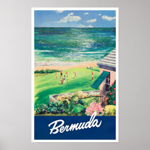 Bermuda Vintage Reiseplakat Poster